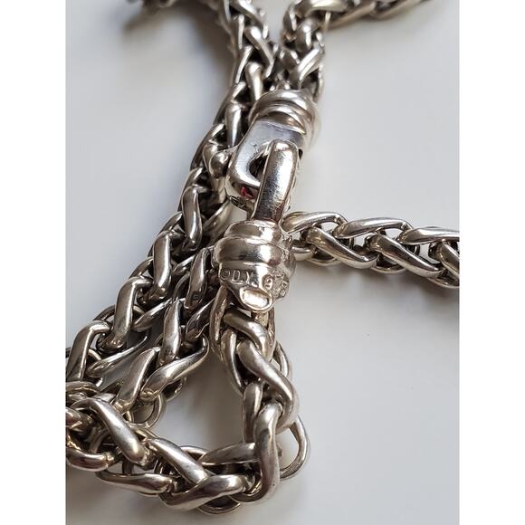 David Yurman Pendant Necklace in Sterling Silver 925 DAMAGED - Picture 4 of 5